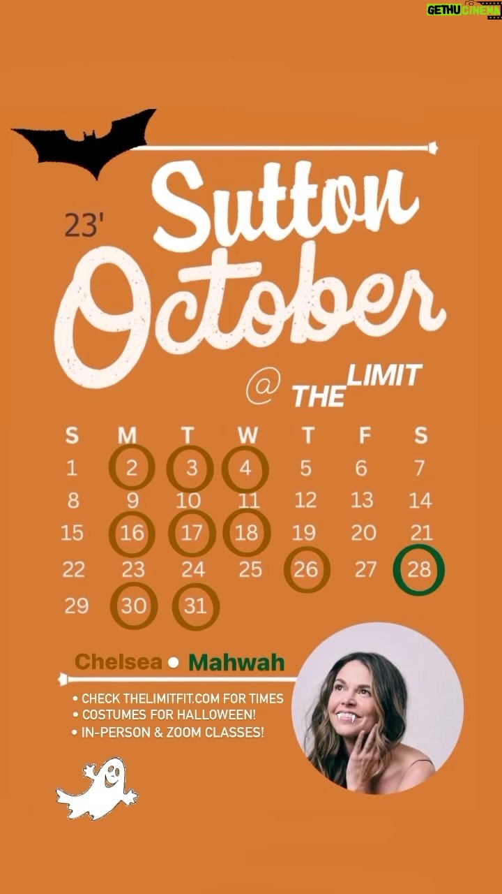 Sutton Foster Instagram - COME DANCE WITH ME in OCTOBER! š» Mon Oct 2 at 2pm Tues Oct 3 at 12pm Wed Oct 4 at 2pm Mon Oct 16 at 12pm Tues Oct 17 at 2pm Wed Oct 18 at 2pm Thurs Oct 26 at 12pm Sat Oct 28th at 12pm (in Mahwah, NJ!) Mon Oct 30 at 12pm Tues Oct 31 at 12pm Go to thelimitfit.com to sign up for in-person or zoom classes! š