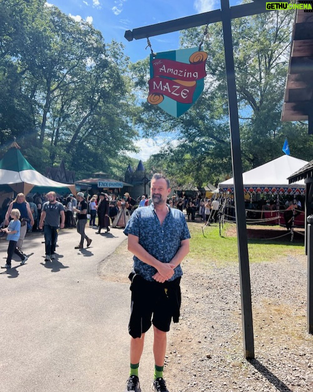 Sutton Foster Instagram - Ren Faire with Uncle Julien!