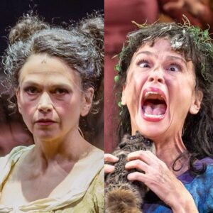 Sutton Foster Instagram - I’m really hitting my character role stride. 

😡🥧 / 😱🦡