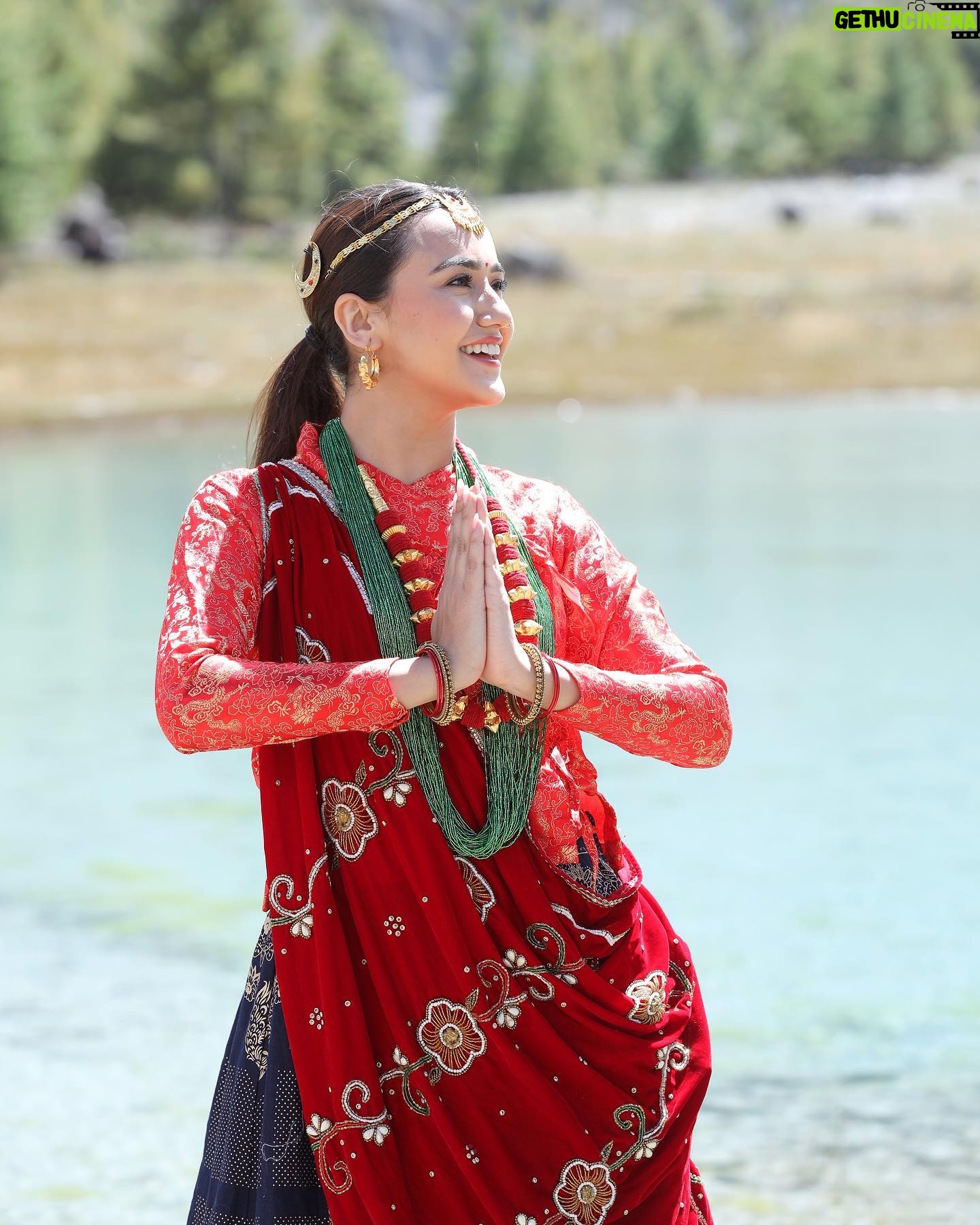 Swastima Khadka - 101.3K Likes - Manang, you got my whole heart. Will come back soon. ❤️
At the launch of @manangwinery 🙏
Thank you @dipti_gurung_ for the lovely gurung Attire. 😘
#manang #gurungattire