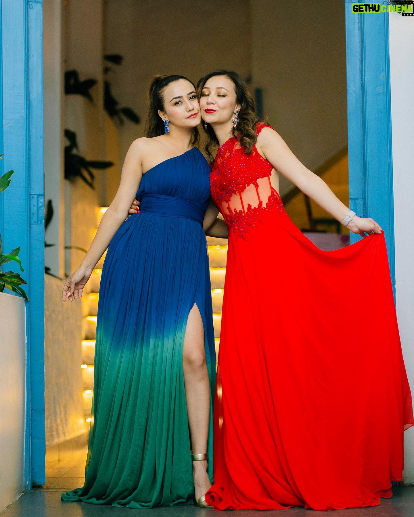 Swastima Khadka - 32.4K Likes - Let the fun begin. #cocktaildinner Congratulations @shradhasilwal @satyamchhetri
Wearing @alishas_official x @ease.swim
📷 @aaryan.jpeg