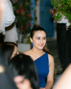 Swastima Khadka Instagram - Let the fun begin. #cocktaildinner Congratulations @shradhasilwal @satyamchhetri 

Wearing @alishas_official x @ease.swim 
📷 @aaryan.jpeg
