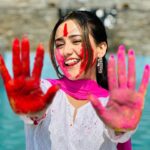 Swastima Khadka Instagram - ह्याप्पी होली ❤️