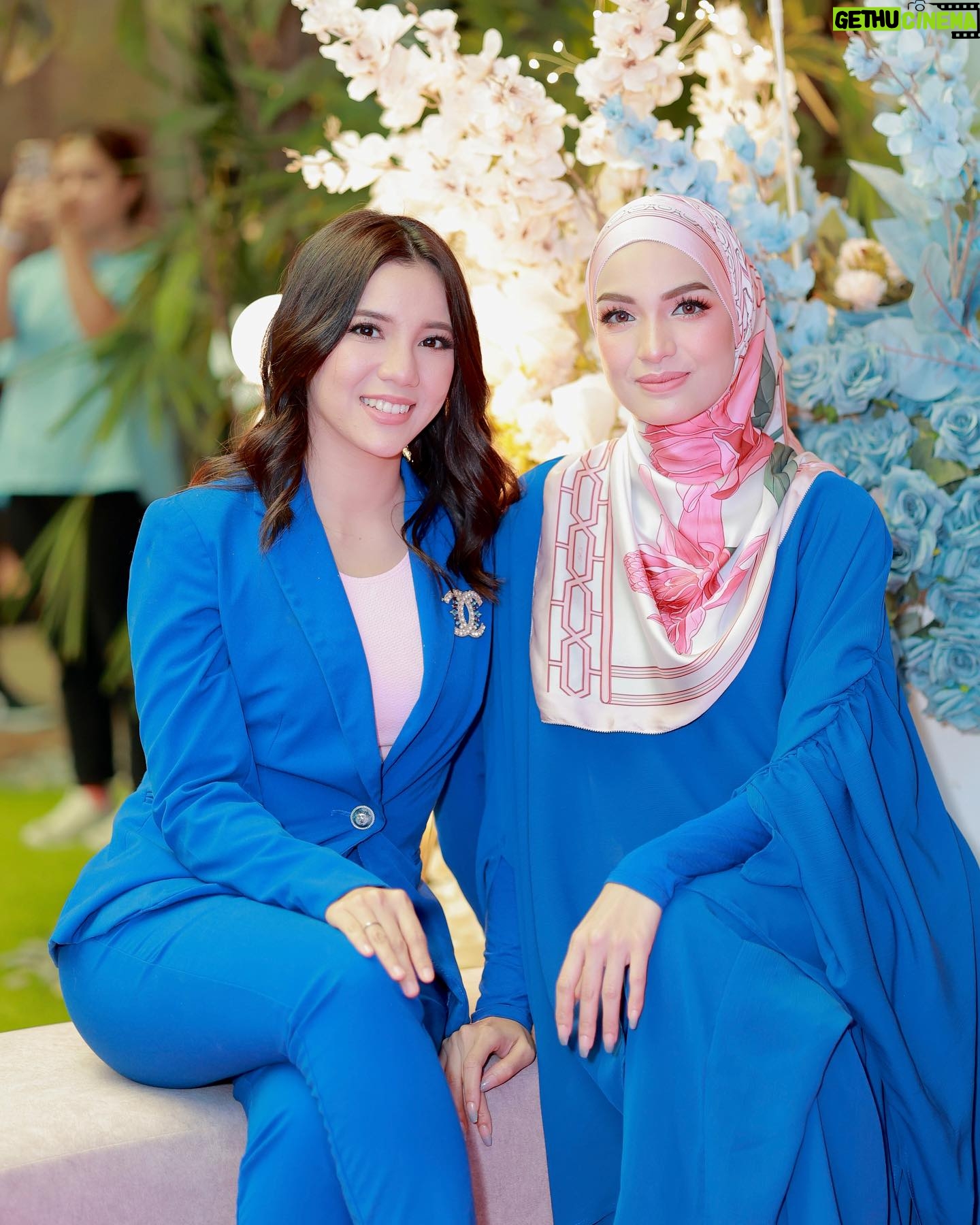 Sweet Qismina Instagram - Presenting Nivea’s New Extra Bright Premium Fragrance Deodorant in Miracle Sweet yesterday 🌸 The whole place bau fresh flowers ye. It felt so premium and luxury. Available now on @watsonsmy ! Thank you @mynivea 💙