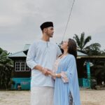 Sweet Qismina Instagram - Biru untuk ketiga 🩵 Ada yang masih beraya ke atau dah masuk kerja?