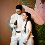Sweet Qismina Instagram - Media Launching #CikMisi123 🌸 Honoured to be part of this team. Thank you media yang hadir. Thank you @arizgroup & @bambam_studios for choosing us as hero and heroin. A very lightweight romantic comedy. We had fun 🫶🏻 Isnin - Jumaat, 6 petang di Astro Ria. 📸 : @myrulee