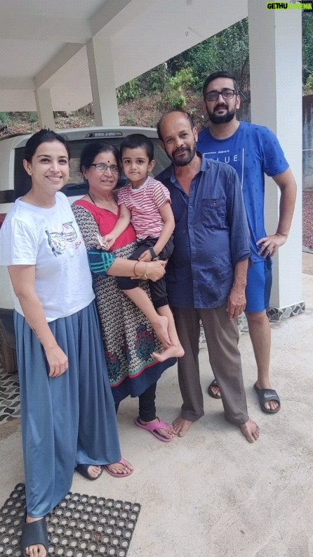 Swetha Changappa Instagram - Happy wedding anniversary to my dear mom n dad ❤️🧿 u both are not just my parents, u both are god sent angels 🧿❤️ Thank you for being a wonderful grand parents to my son. He just can't think of anything else apart from u both❤️🧿 ❤️ Me n kiran are greatfull for your sacrifices ❤️🙏🏻🙏🏻🧿🧿🧿 This video was made when my parents started missing my son at coorg , n we decided to surprise them. The emotions are so pure that no money, no luxury,no fame can buy these emotions ❤️🧿 Love u amma and pappa❤️🧿