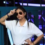 Swetha Changappa Instagram - I was a cop at my chota champion show 🙈🙈 It's fun to act different characters on stage❤️ Make up:- @keerthiram28 Hairstyle:- @rashmitha_glamourholic Assistant:- @vinoda__890 Photography:- @b_h_a_r_a_t_h_photography