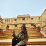 Swetha Changappa Instagram - "Self-love is the key to a joyful life." My Best days of Jaisalmer ❤️ Missing our time a lot @thedrapediva #India #Rajasthan #traveling #Indiatour #travelinspiration #jaisalmer #jaisalmerfort #traveller #friendsforever