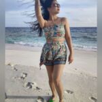 Swetha Changappa Instagram - My Heart is feeling light today ❣️ "The best and most beautiful things in this world cannot be seen or even heard, but must be felt with the heart."❤️ Maldives ❣️