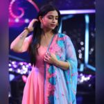 Swetha Changappa Instagram - Elegance is the only beauty that never fades.❤️ Keep smiling everyone 😘 My classy Indian outfit for chota champion show Make up:- @keerthiram28 Outfit:- @yukthi_designs Jewellery:- @rktopknotchstudio Hairstyle:- @kanasu_amstudio Assistant:- @vinoda_b_890 Photography:- @b_h_a_r_a_t_h_photography