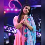 Swetha Changappa Instagram - Elegance is the only beauty that never fades.❤️ Keep smiling everyone 😘 My classy Indian outfit for chota champion show Make up:- @keerthiram28 Outfit:- @yukthi_designs Jewellery:- @rktopknotchstudio Hairstyle:- @kanasu_amstudio Assistant:- @vinoda_b_890 Photography:- @b_h_a_r_a_t_h_photography