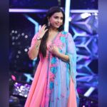 Swetha Changappa Instagram - Elegance is the only beauty that never fades.❤️ Keep smiling everyone 😘 My classy Indian outfit for chota champion show Make up:- @keerthiram28 Outfit:- @yukthi_designs Jewellery:- @rktopknotchstudio Hairstyle:- @kanasu_amstudio Assistant:- @vinoda_b_890 Photography:- @b_h_a_r_a_t_h_photography