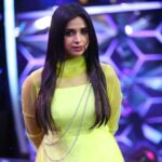 Swetha Changappa Instagram - Glow in neon💛 You don’t wear NEON when you’re in doubt. It’s a deliberate choice. A bold statement.💛 My team behind this look Make up:- @keerthiram28 Outfit:- @yukthi_designs Jewellery:- @rktopknotchstudio Hairstyle:- @kanasu_amstudio Assistant:- @vinoda_b_890 Photography:- @b_h_a_r_a_t_h_photography