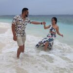 Swetha Changappa Instagram - My favourite ❤️🧿 Dear hubby @kiranappachu “Thanks for joining me on this lifetime journey! ❤️🧿🧿🧿 Celebrating anniversary month