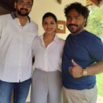 Swetha Changappa Instagram - Hearty congratulations Dearest Friend @arjun_janya_musician for your new journey as a director 💐this is a history. The film is all set to watch even before the shooting starts. Suprising isn't it? Yes that's the preparations that arjun has done it for this film...😎 U are incredibly genius...😊 I and we all are gonna be witnessing one of the finest films of Indian cinema in few days.. that's a promise. Happy to be associating with you in this journey. Thank u so much for the opportunity ❤️ My best wishes and prayers for you and your entire cinema @arjun_janya_musician 💐