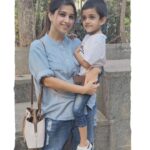 Swetha Changappa Instagram - ನನ್ನ ನಗು , ನನ್ನ ಮಗ@jiyaan_aiyappa 🧿❤️ Me n my son went on a Date❤️ so I had to carry my date through out shopping 🙈🤣 Well , spending time with our little ones are the best days of our lives. Mixture of emotions ❤️🧿 Thank u @neetha.aiyappa.9 mimi for capturing our best pics ❤️🧿