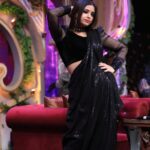 Swetha Changappa Instagram - "Classic never goes out of style.” Makeup:- @keerthiram28 l Outfit:- @the_knots_fashion_house Hairstyle:- @hairstyle_by_shashi Jewellery:- @nk_jewelshouse Assistant:- @vinoda__890 Photography:- @b_h_a_r_a_t_h_photography