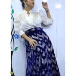 Swetha Changappa Instagram - Well this is how I got ready for my chota champion show finale ❤️🧿 simple yet sooo classy ❤️just loved my look for this grand event.❤️ Make up:- my ever favourite @keerthiram28 Jewellery:- @velvetboxby thank you for your beautiful jewelry for most of my outfits ❤️ Outfit:- @dharaatelier Hairstyle:- @makeoverwithshashi_nag Assistant:- @vinoda__890 Photography:- @b_h_a_r_a_t_h_photography