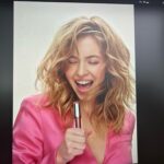 Sydney Sweeney Instagram - A little bts of my Prisma Glass campaign ✨ embodying the multi dimensional lip gloss and it’s stained glass finish. Credits: @damon_baker #Armanibeauty #ArmaniPrismaGlass #GlassLips #Lipgloss