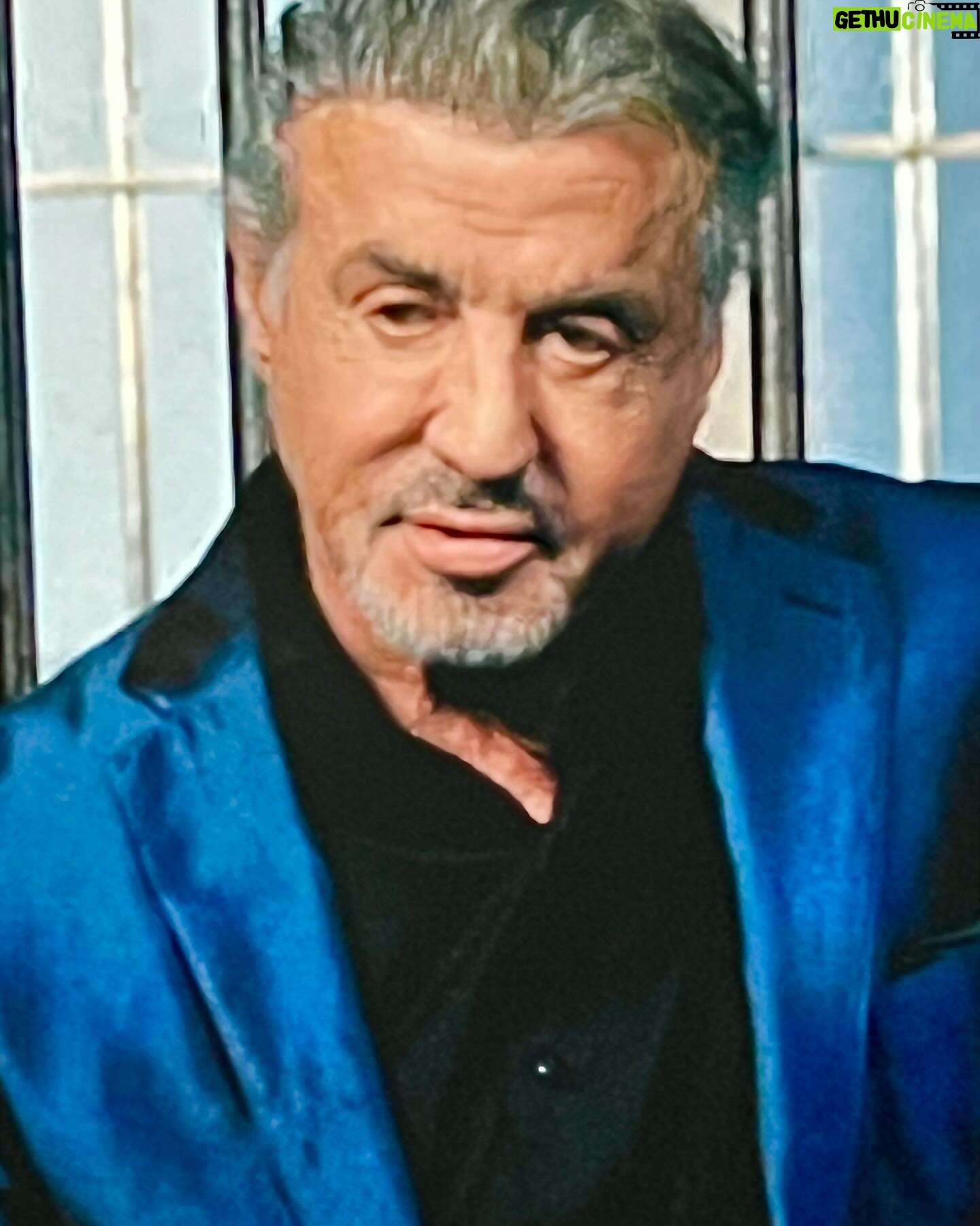 Sylvester Stallone Instagram - On the set, getting ready to do another scene.