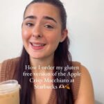 T.J. McGibbon Instagram - Bad news, the Apple Crisp Oat Macchiato is not gluten free 😭. Good news, I have perfected my own gluten free version 😌. Here is what you order, Vt Iced Caramel Macchiato Blonde Espresso 2 Pumps of Apple Brown Sugar Syrup 4 Pumps of Sugar Free Vanilla Lt Caramel Drizzle If you try it, let me know what you think!! 🫶🏻🍂 #starbucksfalldrinks #glutenfreestarbucks #applecrispmacchiato #starbucks #glutenfree