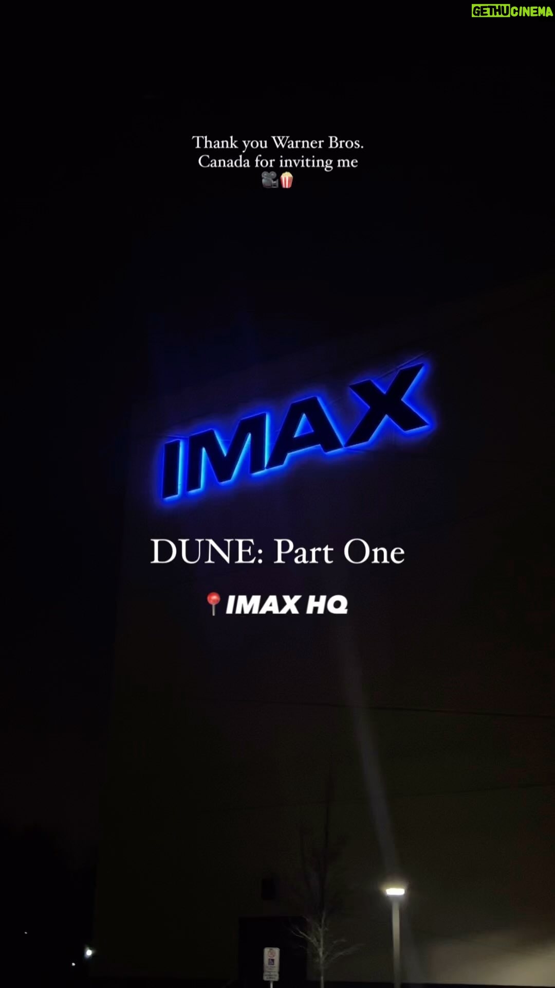 T.J. McGibbon Instagram - Dune: Part 1 was even better the second time. Can't wait for march 1st! Huge thank you to @warnerbrosca for inviting me 🎥✨ #WBPartner #FilmedforIMAX #duneparttwo #dunemovie #newmovies