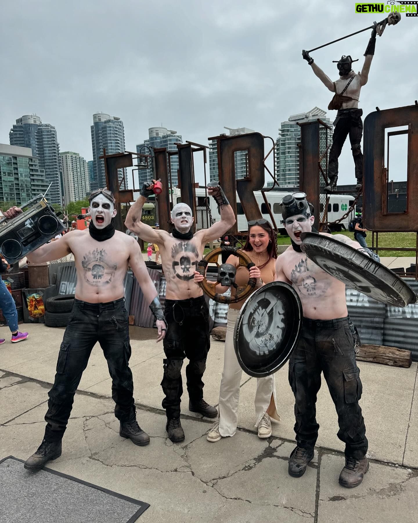 T.J. McGibbon Instagram - Huge thanks to Warner Bros. Pictures Canada for inviting me to Furiosa Fan Fury in Toronto! 🌆🔥 Roundhouse Park has transformed into an epic post-apocalyptic scene, and it’s seriously cool. You can snap pics with the 20-foot FURIOSA display, meet the wild War Boys, and grab some exclusive merch. Plus, you can even enter to win tickets to a red-carpet screening with George Miller! Open daily from May 18th to May 20th at Roundhouse Park, 255 Bremner Blvd, right across from the CN Tower. After stepping into the fiery world of FURIOSA, I can’t wait to see it on the big screen. FURIOSA: A Mad Max Saga, starring Anya Taylor-Joy and Chris Hemsworth, hits theatres on May 24th—go grab your tickets! #WBPartner #Furiosa #MadMaxSaga @warnerbrosca @madmaxsaga