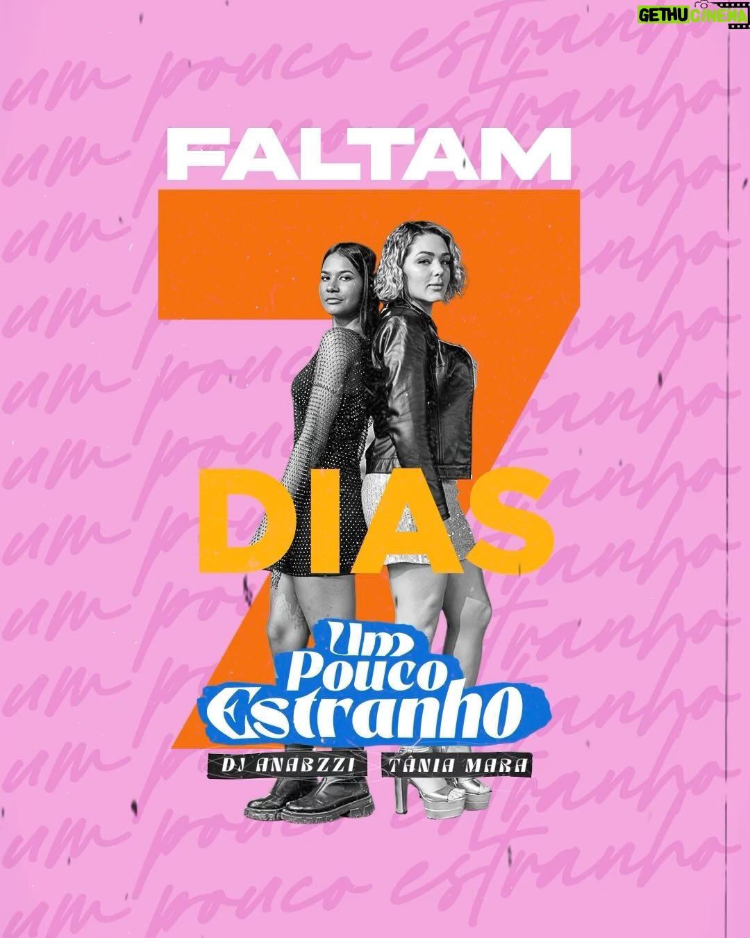Tânia Mara Instagram - Está chegandoo!! 7 dias para “Um pouco estranho” estar disponível em todas plataformas ❤️🔥💫 #anabzzi #taniamara #umpoucoestranho