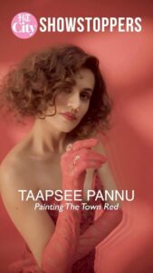 Taapsee Pannu Instagram - With Taapsee Pannu (@taapsee) on the set, there’s hardly ever a dull moment. Her one-liners make your stomach hurt. Could you have put it better than her when she says she’s no buffet, but a specialty restaurant, approving her faux bob in the mirror? Her being real and relatable as they come and knowing zero pretence make you love her all the more. Here’s the gorgeous Taapsee playing the lady in red for our digital cover. Read the full interview by @monikarawal99 at the link in bio as the actor talks work, her recent wedding, equation with paps and more, in her own inimitable style. Creative Director: @sharaashraf Styling and art direction: @amandeepkaur87 Fashion assistant: @riarawlani Video: @haroon_ali15 @amitkhannaphotography Editing: @_thestillframe_ & @kayanaaaaat Talent coordination: @monikarawal99 Production head: @akshay_kaushal Production assistants: @shweta__sunny & @kayanaaaaat Hair: @hairbyseema Makeup: Kinchangthui bariamtak (@kin_vanity) Outfit: @shantanunikhil Jewellery: @caratlane Location: @thelalitmumbai @vishaldudeja thankyou for all the support!😊 #taapsee #taapseepannu #taapseepannufans #red #redoutfit #redoutfits #redglam #paintthetownred #fashion #fashionstyle #fashioninsta #fashioninspiration #fashionlook #htcityshowstoppers @taapseepannufp @taapseepannufansclub @taapseeslays @tapaseepannu @taapseepannucrazyfans