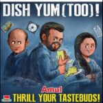 Tabu Instagram - Loving Amul for their indulgence. Feels super smooth & special.Utterly butterly delicious! @amul_india ❤️