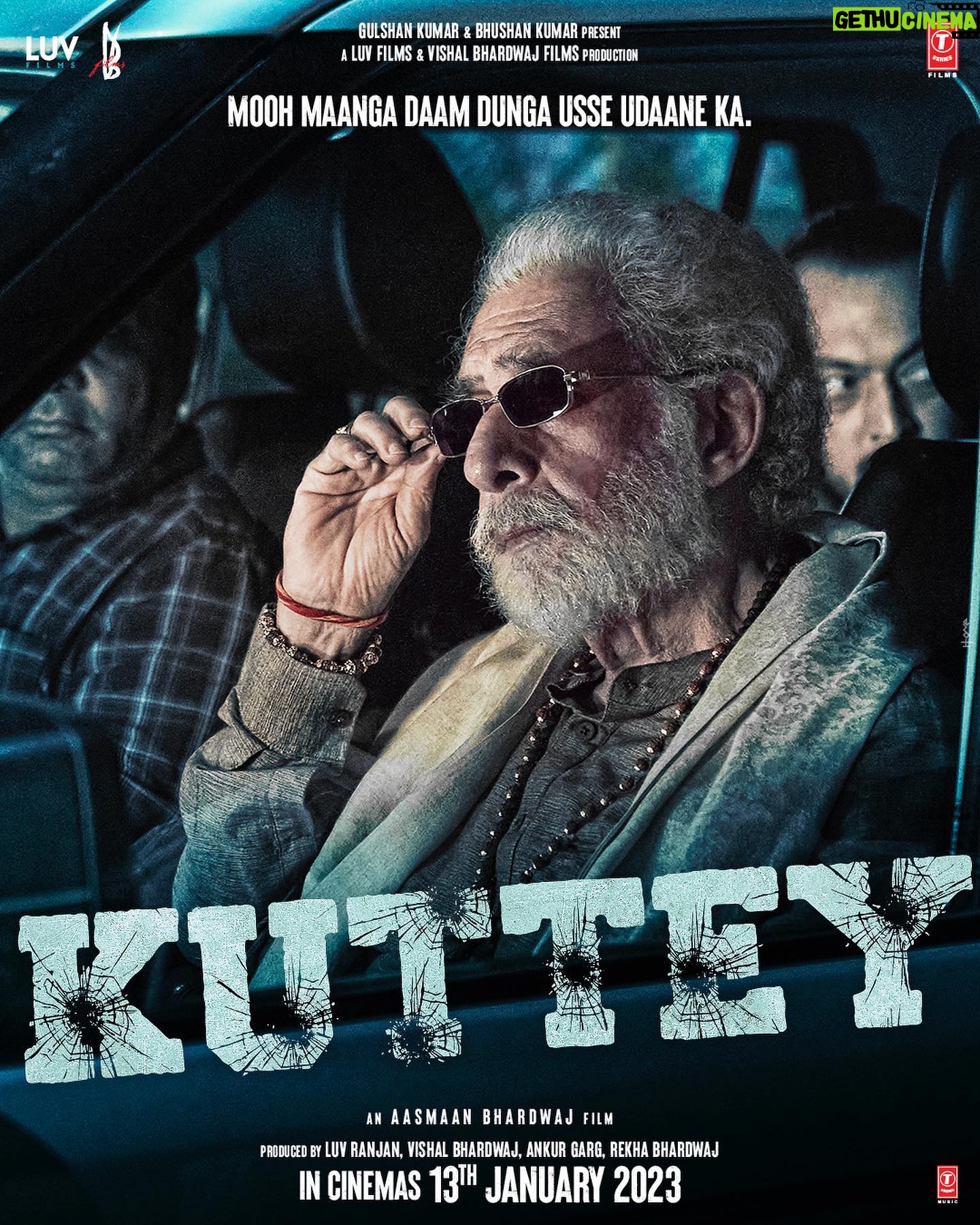 Tabu - 78.6K Likes - Kamino ki duniya ke laalchi Kuttey!
Let the bhasad begin 🦴
#Kuttey in cinemas 13th January
@arjunkapoor @naseeruddin49 @konkona @kumudkmishra @radhikamadan @bhar_ul_shar @aasmaanbhardwaj #BhushanKumar #LuvRanjan @vishalrbhardwaj @gargankur82 @rekha_bhardwaj @luv_films @vbfilmsofficial @tseries.official @tseriesfilms @shivchanana @varung0707