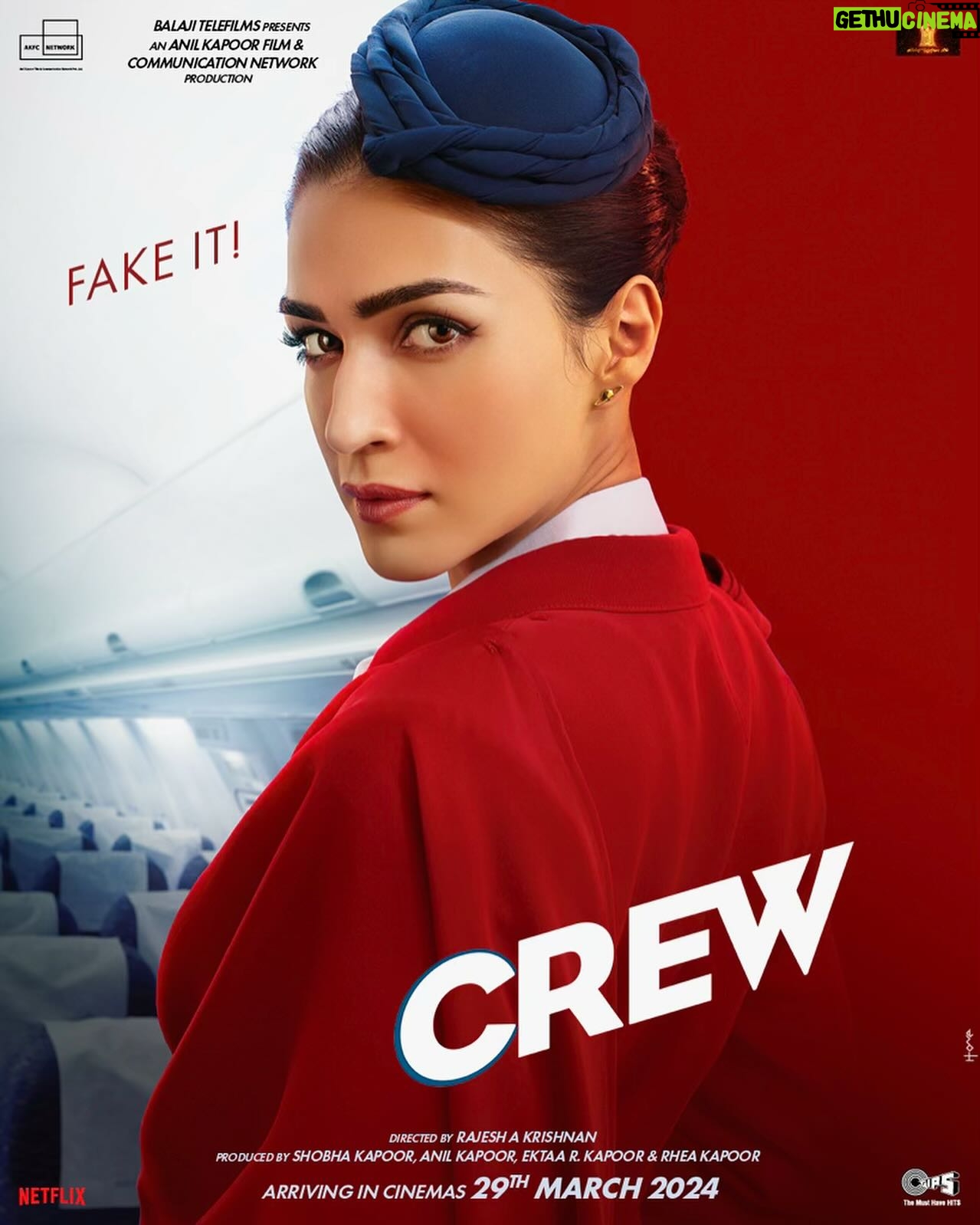 Tabu Instagram - Ready for check-in? Time to fly with the #Crew! ✈️ #CrewInCinemasOnMarch29 @kareenakapoorkhan @kritisanon @diljitdosanjh and a special appearance by @kapilsharma @saswatachatterjeeofficial #RajeshSharma @shobha9168 @anilskapoor @ektarkapoor @rheakapoor @kumartaurani @rajoosworld #MehulSuri @nidsmehra @jpaarth @vivek.koka @anirudh_k_sharma @balajimotionpictures @akfcnetwork @tips