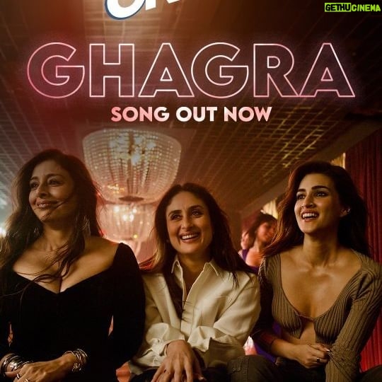 Tabu - 360.8K Likes - Grab your #Ghagra, and get groovin’ with your #Crew!
Song out now
#CrewInCinemasOnMarch29
@llaarun @bhargkale @mainhoonromy @srushtinahitohkaun @junoversse @piyush_bhagat @shaziasamji
@tabutiful @kareenakapoorkhan @kritisanon @diljitdosanjh @kapilsharma
@saswatachatterjeeofficial #RajeshSharma @shobha9168 @anilskapoor @ektarkapoor @rheakapoor @kumartaurani @rajoosworld #MehulSuri @nidsmehra @jpaarth @vivek.koka @anirudh_k_sharma @balajimotionpictures @akfcnetwork @tips