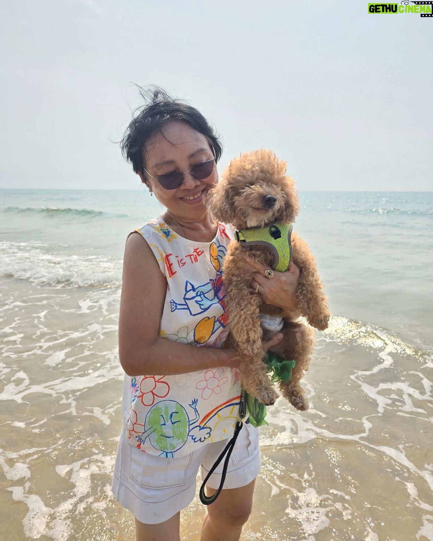 Tachakorn Boonlupyanun Instagram - อยากไปเที่ยว 👧👵🐶💦❤️