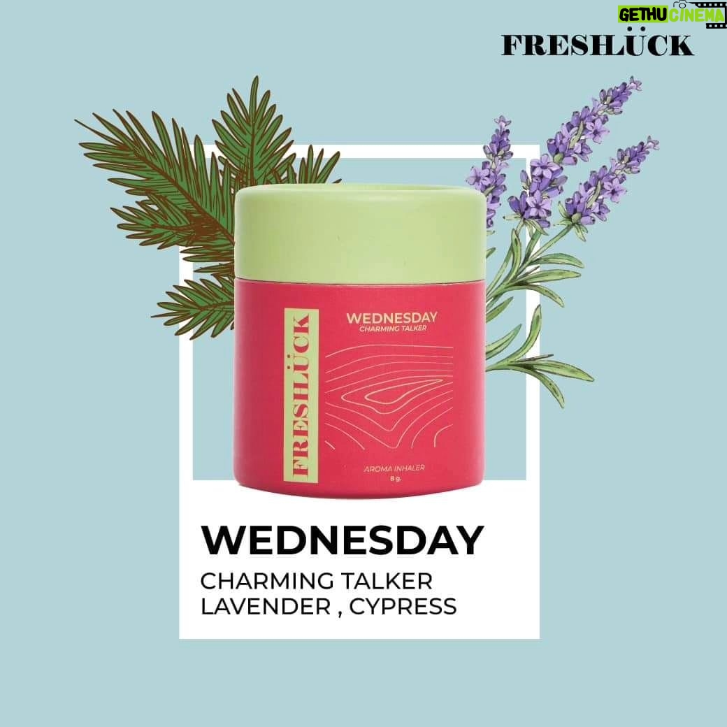 Tachakorn Boonlupyanun Instagram - "FRESHLUCK" ยาดมเสริมดวงตามวันเกิด 7 สี 7 กลิ่น 🍀👃 . ว่าแต่...แต่ละวัน สีไหนดี กลิ่นไหนเฮง วันนี้มาเช็คกัน ☑︎ . 💛 MONDAY ชื่อกลิ่น : Spoiled Kid อุปนิสัย : ขี้เหงา เอาแต่ใจตัวเอง สีเสริมดวง : เหลือง ฟ้า - ช่วยเรื่องเงินปัง งานรุ่ง กลิ่นเสริมดวง : ลาเวนเดอร์และเปลือกไม้ ช่วยให้ผ่อนคลาย มีสมาธิ นอนหลับง่าย . 🩷 TUESDAY ชื่อกลิ่น : Nutshell Girl อุปนิสัย : นิ่งๆ แต่พูดน้อย ต่อยหนัก สีเสริมดวง : ชมพู ม่วง - ช่วยเสริมเสน่ห์ บารมี กลิ่นเสริมดวง : กุหลาบและโรสแมรี่ ช่วยคลายเครียด สดชื่น หายจากความเมื่อยล้า . 💚WEDNESDAY ชื่อกลิ่น : Charming Talker อุปนิสัย : ช่างพูด ช่างเจรจา เสน่ห์เหลือล้น สีเสริมดวง : เขียว แดง - ค้าขายรุ่งเรือง เมตตามหานิยม กลิ่นเสริมดวง : ลาเวนเดอร์และไม้สน ช่วยปรับอารมณ์ให้มั่นคง มีสมาธิ . 🧡THURSDAY ชื่อกลิ่น : Proud Introvert อุปนิสัย : เป็นคนจริงจัง โลกส่วนตัวสูง สีเสริมดวง : ฟ้า ส้ม - เจรจาพารวย เสน่ห์ล้นเหลือ กลิ่นเสริมดวง : ตะไคร้และส้มซิตรัส ช่วยลดความเครียด กระวนกระวาย อาการปวดหัวหรือเมื่อยล้า . 💙FRIDAY ชื่อกลิ่น : Joyful Maker อุปนิสัย : ช่างคิดริเริ่ม มีความคิดสร้างสรรค์ สีเสริมดวง : ชมพู เขียว - เสริมเสน่ห์ การงานรุ่ง กลิ่นเสริมดวง : วานิลลาและเจอราเนียม ช่วยช่วยเพิ่มอารมณ์ และทำให้รู้สึกสงบ ผ่อนคลาย บำบัดความเครียด . 💜SATURDAY ชื่อกลิ่น : Frankly BFF อุปนิสัย : เพื่อนที่แสนดี ตรงไปตรงมา สีเสริมดวง : เหลือง ม่วง - การงานรุ่ง การเงินปัง กลิ่นเสริมดวง : ส้มซิตรัสและไม้สมุนไพร ช่วยทำให้กระฉับกระเฉง ลดความเครียด คลายความวิตกกังวล . ❤️SUNDAY ชื่อกลิ่น : Thoughtful Guy อุปนิสัย : เป็นคนคิดแบบมีเหตุผล มีขั้นมีตอน สีเสริมดวง : ส้ม เหลือง - บริวารเกื้อหนุน งานปัง กลิ่นเสริมดวง : ดอกเกลือหิมาลายันและเปลือกไม้ ลดความเครียด ความเหนื่อยล้า โล่งสบาย . 📌รู้แบบนี้แล้ว ใครอยากสดชื่นในทุกวัน พร้อมทั้งโชคดีไปในตัว ก็ไปเลือกกันเลย เพราะ "FRESHLUCK" คือความสดชื่นที่จะช่วยนำพาความโชคดีมาสู่คุณ . Hope Our "FRESHNESS" brings you "LUCK" #FRESHLUCK #ยาดมดวงดี #LuckyInhaler . 🛒 สอบถามข้อมูลเพิ่มเติมและสั่งซื้อได้ที่ Line : @freshluck (มี@)