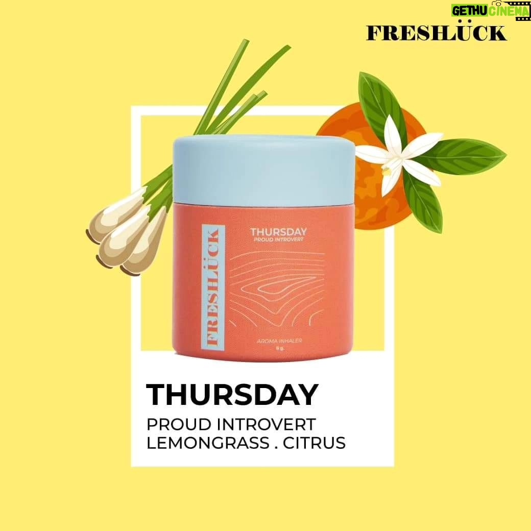 Tachakorn Boonlupyanun Instagram - "FRESHLUCK" ยาดมเสริมดวงตามวันเกิด 7 สี 7 กลิ่น 🍀👃 . ว่าแต่...แต่ละวัน สีไหนดี กลิ่นไหนเฮง วันนี้มาเช็คกัน ☑︎ . 💛 MONDAY ชื่อกลิ่น : Spoiled Kid อุปนิสัย : ขี้เหงา เอาแต่ใจตัวเอง สีเสริมดวง : เหลือง ฟ้า - ช่วยเรื่องเงินปัง งานรุ่ง กลิ่นเสริมดวง : ลาเวนเดอร์และเปลือกไม้ ช่วยให้ผ่อนคลาย มีสมาธิ นอนหลับง่าย . 🩷 TUESDAY ชื่อกลิ่น : Nutshell Girl อุปนิสัย : นิ่งๆ แต่พูดน้อย ต่อยหนัก สีเสริมดวง : ชมพู ม่วง - ช่วยเสริมเสน่ห์ บารมี กลิ่นเสริมดวง : กุหลาบและโรสแมรี่ ช่วยคลายเครียด สดชื่น หายจากความเมื่อยล้า . 💚WEDNESDAY ชื่อกลิ่น : Charming Talker อุปนิสัย : ช่างพูด ช่างเจรจา เสน่ห์เหลือล้น สีเสริมดวง : เขียว แดง - ค้าขายรุ่งเรือง เมตตามหานิยม กลิ่นเสริมดวง : ลาเวนเดอร์และไม้สน ช่วยปรับอารมณ์ให้มั่นคง มีสมาธิ . 🧡THURSDAY ชื่อกลิ่น : Proud Introvert อุปนิสัย : เป็นคนจริงจัง โลกส่วนตัวสูง สีเสริมดวง : ฟ้า ส้ม - เจรจาพารวย เสน่ห์ล้นเหลือ กลิ่นเสริมดวง : ตะไคร้และส้มซิตรัส ช่วยลดความเครียด กระวนกระวาย อาการปวดหัวหรือเมื่อยล้า . 💙FRIDAY ชื่อกลิ่น : Joyful Maker อุปนิสัย : ช่างคิดริเริ่ม มีความคิดสร้างสรรค์ สีเสริมดวง : ชมพู เขียว - เสริมเสน่ห์ การงานรุ่ง กลิ่นเสริมดวง : วานิลลาและเจอราเนียม ช่วยช่วยเพิ่มอารมณ์ และทำให้รู้สึกสงบ ผ่อนคลาย บำบัดความเครียด . 💜SATURDAY ชื่อกลิ่น : Frankly BFF อุปนิสัย : เพื่อนที่แสนดี ตรงไปตรงมา สีเสริมดวง : เหลือง ม่วง - การงานรุ่ง การเงินปัง กลิ่นเสริมดวง : ส้มซิตรัสและไม้สมุนไพร ช่วยทำให้กระฉับกระเฉง ลดความเครียด คลายความวิตกกังวล . ❤️SUNDAY ชื่อกลิ่น : Thoughtful Guy อุปนิสัย : เป็นคนคิดแบบมีเหตุผล มีขั้นมีตอน สีเสริมดวง : ส้ม เหลือง - บริวารเกื้อหนุน งานปัง กลิ่นเสริมดวง : ดอกเกลือหิมาลายันและเปลือกไม้ ลดความเครียด ความเหนื่อยล้า โล่งสบาย . 📌รู้แบบนี้แล้ว ใครอยากสดชื่นในทุกวัน พร้อมทั้งโชคดีไปในตัว ก็ไปเลือกกันเลย เพราะ "FRESHLUCK" คือความสดชื่นที่จะช่วยนำพาความโชคดีมาสู่คุณ . Hope Our "FRESHNESS" brings you "LUCK" #FRESHLUCK #ยาดมดวงดี #LuckyInhaler . 🛒 สอบถามข้อมูลเพิ่มเติมและสั่งซื้อได้ที่ Line : @freshluck (มี@)