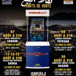 Taliss Instagram - 🏝HUMOURAJI SUMMER TOUR🏝 ‎اللي بغا يقطع التيكي هاهوما نقاط البيع📍 نتلاقاو تما إن شاء الله✌️ا ‎#مرحبا_بمغاربة_العالم_في_وطنهم🇲🇦ا @humourajiofficiel