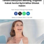 Tamara Bleszynski Instagram – Terima kasih Ya Allah…Terima kasih kepada semua jiwa2 yang Indah ♥️

https://amp.suara.com/entertainment/2023/10/24/173241/tamara-bleszynski-menang-gugatan-kakak-senilai-rp34-miliar-ditolak-hakim
