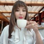 Tamara Bleszynski Instagram - Kopi aja bisa bikin aku deg-degan. Apalagi senyum kamu :) Coffee time ☕️