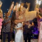 Tamara Turava Instagram - Ну что мои СЛАДЕНЬКИЕ, Это совсем маленькая часть BIRTHDAY МИЛЛИ 🥳 Было очень душевого и весело! Ну и конечно же нам очень не хватало всех наших родных и друзей которые не смогли прилететь 🥹НО ОНИ ВСЕ БЫЛИ С НАМИ НА СВЯЗИ ! ЛЮБЛЮ ВСЕХ! Всем от души ЗА ПОЗДРАВЛЕНИЯ !!!😎🥰 ✨ HAPPY BIRTHDAY MY LOVE ✨💖✨ _________________ @fivepalmjumeirah @iuliandodon @natalia_dodon_