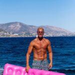 Tamer Hagras Instagram - Life is brighter with a pink float 😁😍 الحمدلله 🤲🏽