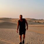 Tamer Hagras Instagram – Cycling survivors😁 desert love… 
‎الحمدلله 🤲🏽 #hagrastravels #tamerhagras #hagras #actor  #تامرهجرس #هجرس #هجرس_تراڤلز