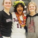Tamina Instagram - WE L❤️VE YOU🌺🤟🏽!!!!! . . #MaleataSnukaPolamalu #11 #SeniorNight🏀 #ProudMama