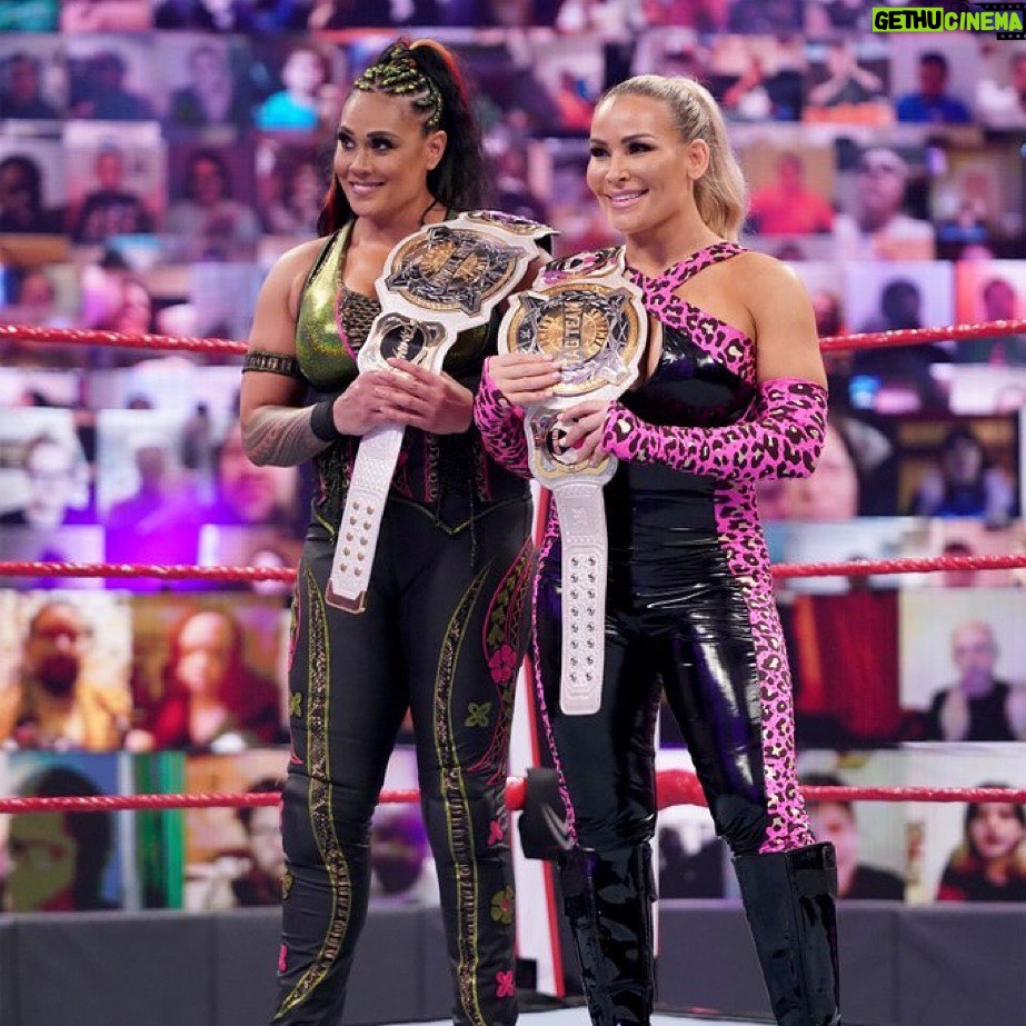 Tamina - 13.7K Likes - You know what day it is and how great of a woman you are💞I hope this Birthday WEEK has been great so far cause I know it’s not gonna stop🎉🤣😉... You deserve so much!!! Thank you for being YOU and for being so EFFN Pretty😉😂😍... Thank you for all you’ve done for me and everyone else as well💞 You do so much and more. I Truly am lucky to be your Tag Partner and Friend🤗 ...🖤💗🤟🏽You!! PROUD OF YOU on all levels, so here’s to the BOAT....🥂Happy Birthday🎁🎈🎉💝😘🍷