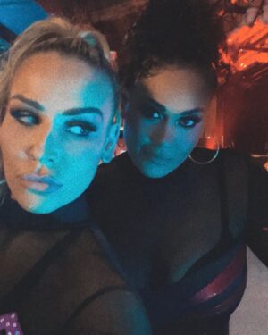 Tamina Instagram - Walked into #WWERaw with something on our minds....and walking out of #Wrestlemania with something on our waists😈. @natbynature @wwe @wweonfox @wwenetwork @wwe #Wrestlemania