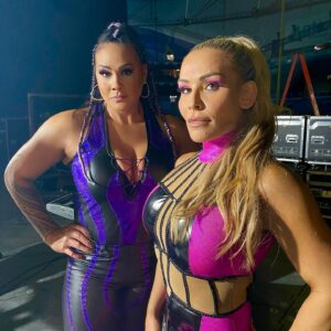 Tamina Instagram - Ever since @natbynature and I met we have knocked each other around and beat each other down. Now we have finally realized that we are STRONGER TOGETHER💪🏽 Statement Makers... Bone Breakers... Title Takers... Soon to be HISTORY MAKERS💫!!!!! #Roadtowrestlemania