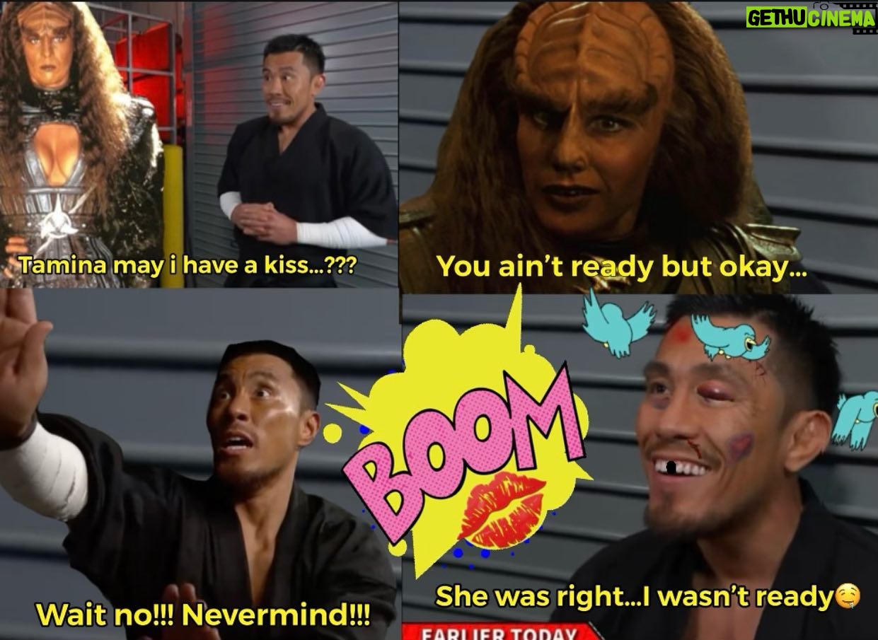 Tamina Instagram - Who did this?!?! Ya’ll play too much🤣🤣🤣🤣!!! I can’t help it men Klingon to me the way they do😉🤷🏽♀️💋😏 #RAW @realtozawa