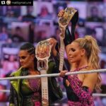 Tamina Instagram – About Last Night🔥 @natbynature Doesn’t Play play play👊…. #HIAC #WWERAW @mandysacs @ashasebera_danabrooke