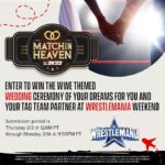 Tamina Instagram - A wedding ceremony at #WrestleMania – that’s so GREAT! Don’t get any bright ideas @realtozawa 👊 #AD